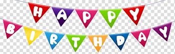 Birthday Gift Party Greeting card Wish, Happy Birthday Streamer transparent background PNG clipart