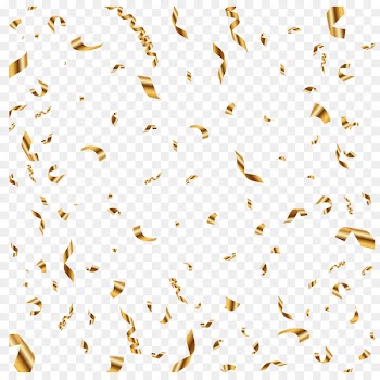Birthday Gold Balloon Confetti Clip art - pink confetti 