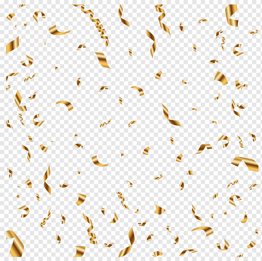 Birthday Gold Balloon Confetti, pink confetti, angle, holidays, text png
