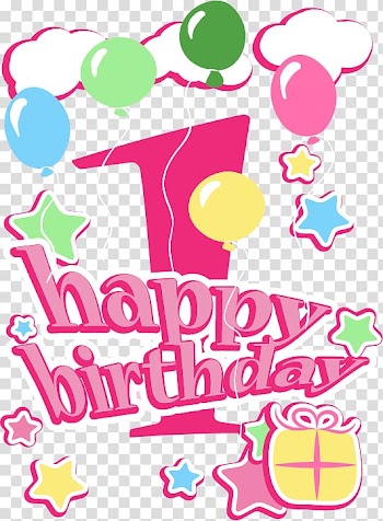 Birthday Gratis Party Anniversary , Cute Pink Happy Birthday Card transparent background PNG clipart
