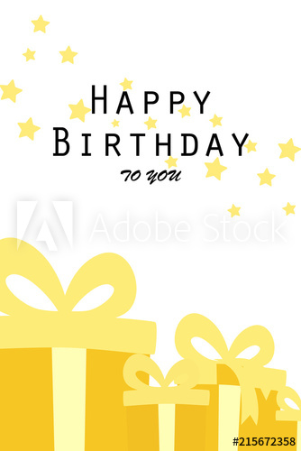 Birthday greeting card