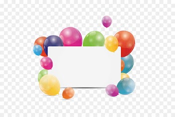 Birthday Greeting card Balloon Clip art - Copywriter background elements,balloon,Box 