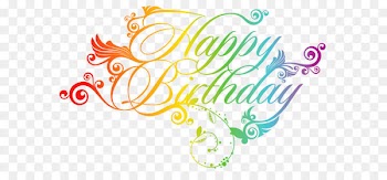 Birthday Greeting card Clip art - Colorful Happy Birthday PNG Clipart Picture 