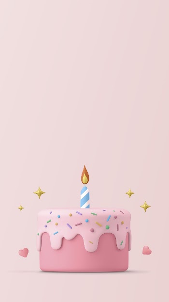 Birthday iPhone wallpaper, 3d aesthetic | Free Photo - rawpixel