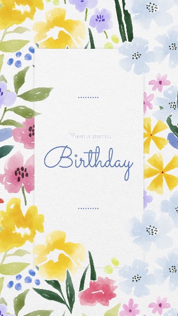 Birthday message social media story, | Free Photo - rawpixel