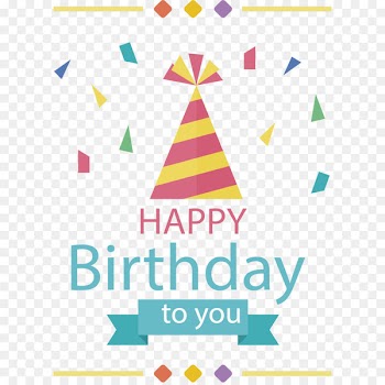 Birthday Party Clip art - Color streamer birthday party 