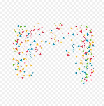 Birthday Party Confetti Clip art - Confetti 