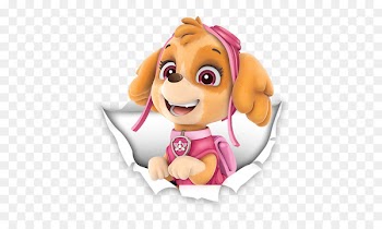 Birthday Party Dog Patrol Greeting & Note Cards - Skye Paw Patrol 