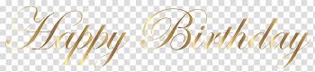 Birthday Party , Happy Birthday Calligraphy transparent background PNG clipart