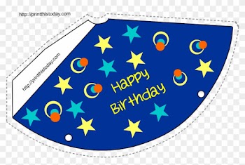 Birthday Party Hat Template Free Printable - Birthday Party Hat Template