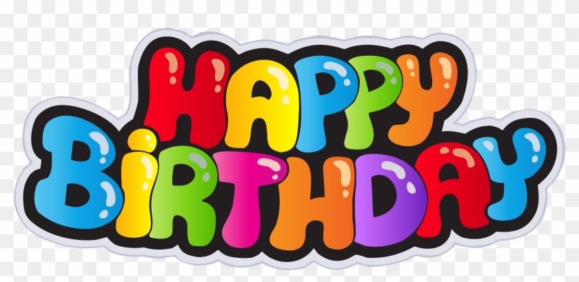 Birthday Party Wish Gift Clip Art - Happy Birthday Sign