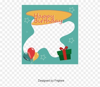 Birthday Photo Frame Vector Material, Frame Clipart, - Happy Birthday Frame