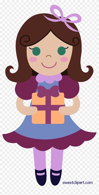 Birthday Present Clipart Girl Birthday - Birthday Girl Clipart