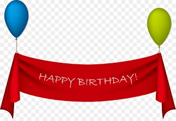 Birthday Ribbon Greeting card Clip art - Vector balloon banner birthday 