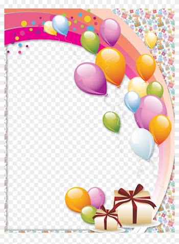 Birthday Transparent Png Photo Frame - Happy Birthday Frame Hd