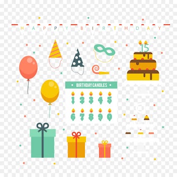 Birthday Vector graphics Party Portable Network Graphics Image - party decoration 