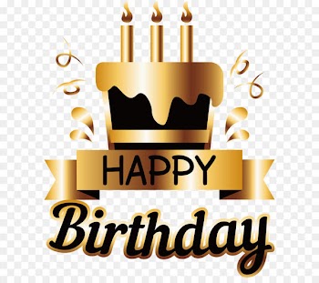 Birthday Wish Girlfriend Love Greeting card - Golden birthday cake poster 
