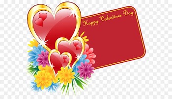 Birthday Wish Valentine's Day Friendship Husband - Valentine Card with Hearts and Flowers 