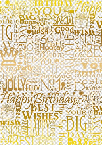 Birthday word art, cloud text transparent background PNG clipart