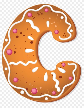 Biscuits Chocolate Chip Cookie Letter Alphabet Clip - Biscuits Chocolate Chip Cookie Letter Alphabet Clip