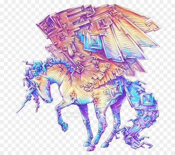 Bismuth Drawing Horse Watercolor painting - horse 