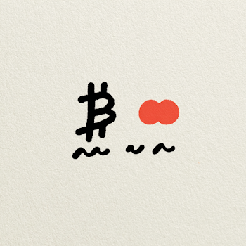 Bitcoin-Branded Payment Card Sketch