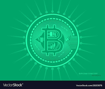 Bitcoin concept vector image
