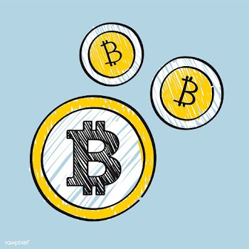 Bitcoin cryptocurrency concept symbol illustr.. | Free stock vector - 472089