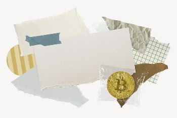 Bitcoin cryptocurrency frame background, paper | Free Photo - rawpixel