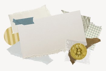 Bitcoin cryptocurrency frame background, paper | Free Photo - rawpixel