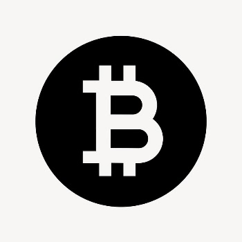 Bitcoin cryptocurrency icon, flat graphic | Free Icons - rawpixel