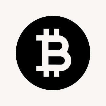 Bitcoin cryptocurrency icon, flat graphic | Free Icons - rawpixel