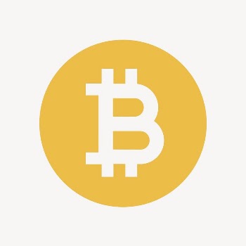 Bitcoin cryptocurrency icon, flat graphic | Free Icons - rawpixel