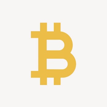 Bitcoin cryptocurrency icon, flat graphic | Free Icons - rawpixel