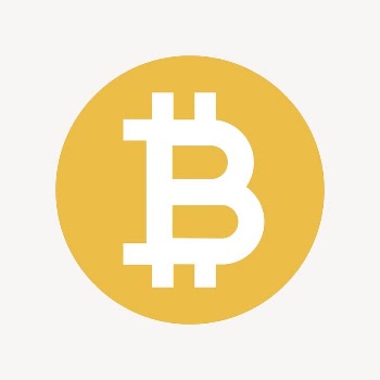 Bitcoin cryptocurrency icon, flat graphic | Free Icons - rawpixel