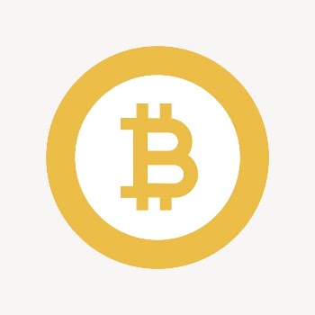 Bitcoin cryptocurrency icon, flat graphic | Free Icons - rawpixel