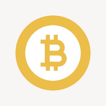 Bitcoin cryptocurrency icon, flat graphic | Free Icons - rawpixel
