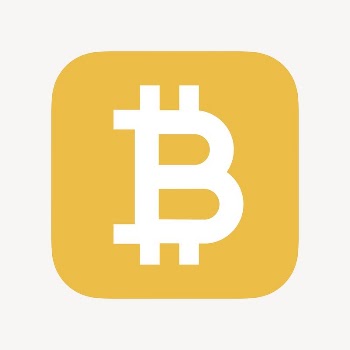 Bitcoin cryptocurrency icon, flat graphic | Free Icons - rawpixel