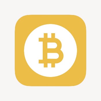 Bitcoin cryptocurrency icon, flat graphic | Free Icons - rawpixel