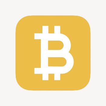 Bitcoin cryptocurrency icon, flat graphic | Free Icons - rawpixel