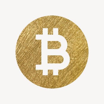 Bitcoin cryptocurrency icon, gold illustration | Free Icons - rawpixel