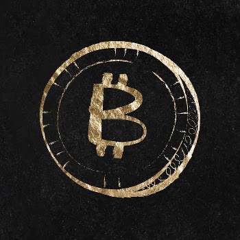 Bitcoin cryptocurrency sticker, gold aesthetic | Free Vector Illustration - rawpixel