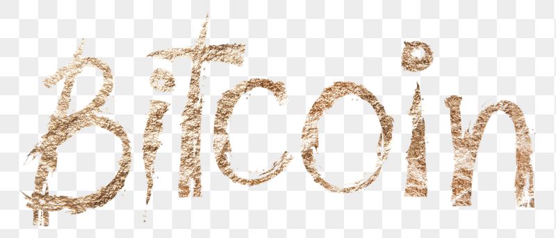 Bitcoin png word sticker, handwritten | Free PNG - rawpixel