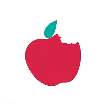 Bitten red apple isolated graphic illustratio.. | Free stock vector - 429412