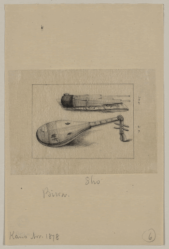 Biwa - shō. Original from the Library | Free Photo - rawpixel