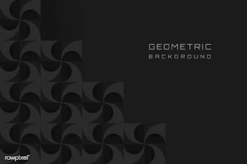 Black 3D geometric modern background | Free stock vector - 580743