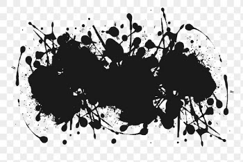 Black abstract art png, transparent | Free PNG - rawpixel