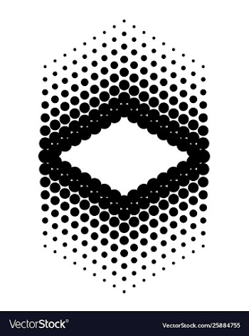 Black abstract halftone background art vector image