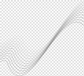 Black Abstract Lines PNG Image Transparent