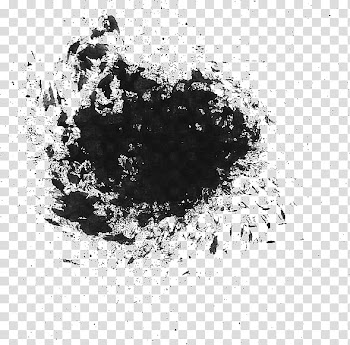 Black abstract painting transparent background PNG clipart